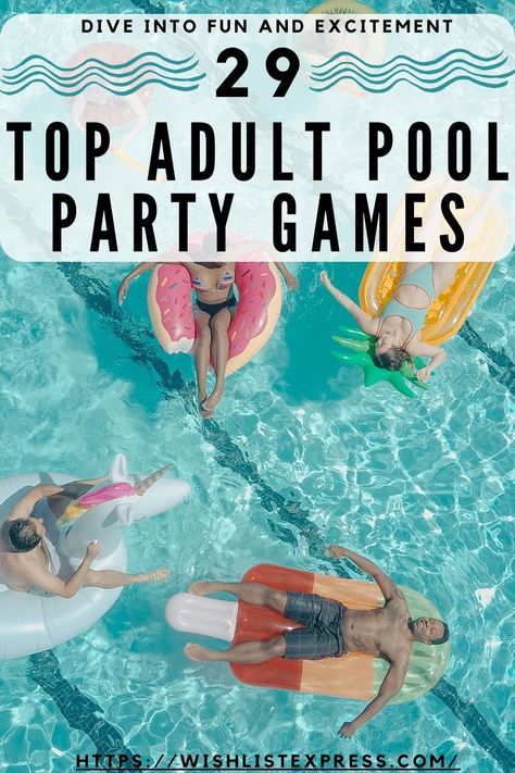 29 Top Adult Pool Party Games: Dive into Fun and Excitement #water #kidsactivities #summerfun #games. Go for more info 👉https://whispers-in-the-wind.com/top-pool-games-for-kids-fun-and-exciting-water-activities/?kids168 Adult Pool Party Games, Pool Party Games For Adults, Pool Games For Teens, Family Pool Games, Pool Games For Adults, Adult Pool Party, Pool Games For Kids, Pool Party Activities, Fun Pool Games