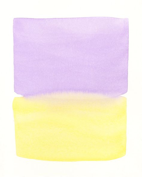 Large lavender and yellow forms by Malissa Ryder Yellow Purple Color Palette, Pietra Pants, Lavender Palette, Lavender Inspiration, Yellow Kids Rooms, Lavender Color Palette, Lavender Bedroom, 2024 Colors, Bus Party