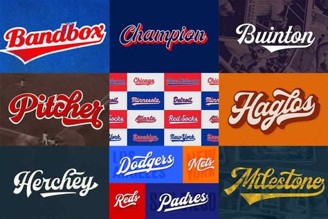 10 Best Baseball Fonts for Design & Branding in 2023 Baseball Fonts Free, Baseball Font, Jersey Font, Free Commercial Fonts, Sports Fonts, Minimalist Font, Trendy Fonts, Fonts For Designers, Handwritten Quotes