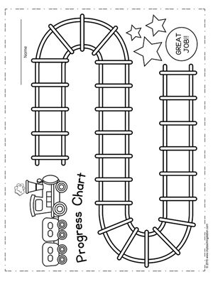 Progress charts are an excellent way to motivate your child to complete their assignment as they are naturally wired for progress and look forward to reaching the "completed" mark. Progress Chart, Potty Chart, Printable Reward Charts, Incentive Chart, Potty Training Chart, Chart Ideas, Reward Chart Kids, Kids Rewards, Sticker Chart