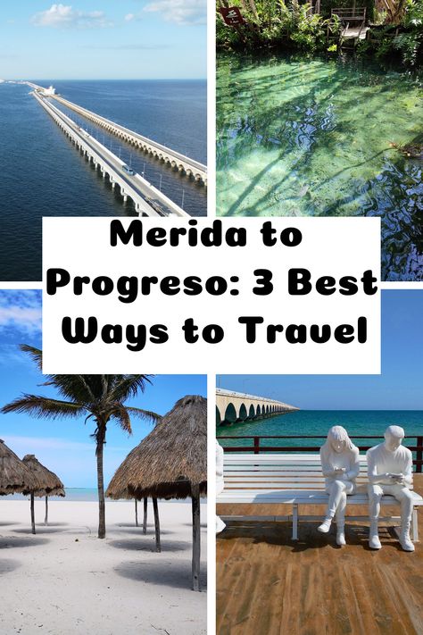 Looking to travel from Merida to Progreso in Mexico? This guide covers the 3 Best ways to get to Progreso from Merida! Time to leave the big city and head for the beach! Merida Mexico, Time To Leave, Safe Travel, Ways To Travel, Round Trip, Riviera Maya, Beach Town, Travel Insurance, Amazing Destinations