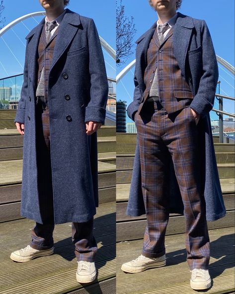 Doctor Who Clothes, Doctor Who Oc Outfits, Sarah Rogers, Doctor Who Costume, Dr Who Costume, 14th Doctor, Doctor Who Outfits, Non Binary Fashion, Doctor Who Cosplay