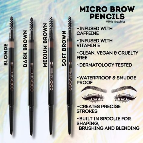 🧴 Brow Magic in a Pencil! 🧴 Did you know our Micro Brow Pencil is infused with caffeine and vitamin E? ☕🌿 These powerhouse ingredients work to nourish your brows while giving you that flawless, defined look with every stroke! ✨ Available in 4 fab shades: Blonde, Soft Brown, Medium Brown, and Dark Brown. Which one are you picking? 💁‍♀️ #CleanBeauty #BrowLove #BrowGameStrong #BeautyBoost Beauty Boost, Brow Pencils, Dermatology, Medium Brown, Clean Beauty, Vitamin E, Cruelty Free, Dark Brown, Blonde