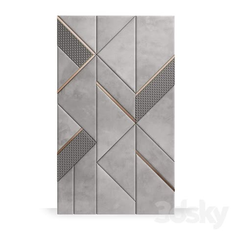 STORE 54 Siesta wall panels - 3D panel - 3D model Wall Panel Texture, Wall Cladding Designs, Leather Wall Panels, Bed Back Design, Cladding Design, 3d Panel, Bed Headboard Design, Wall Panels Bedroom, Wall Panel Design