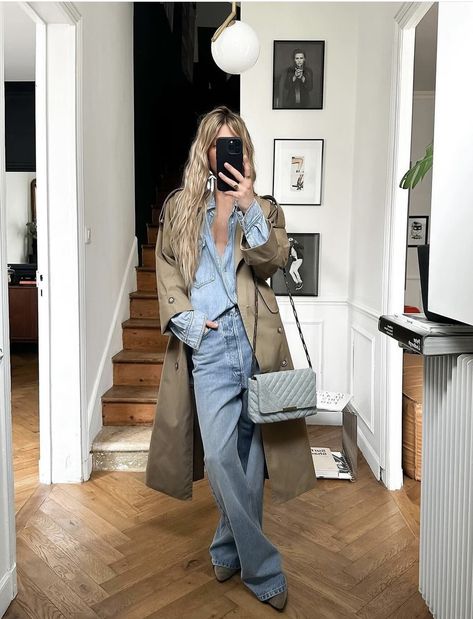 Autumn Fits, Paris Mode, All Jeans, Looks Street Style, Mode Inspo, 가을 패션, Outfit Inspo Fall, The Mirror, Fall Winter Outfits