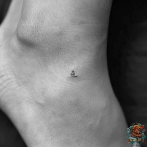 Tiny Strength Tattoos For Women, Micro Tree Tattoo, Tiny Tiny Tattoos, Collarbone Minimalist Tattoo, Best Minimalist Tattoo For Women, Small Tattoos Strength, Tiny Succulent Tattoo, Retirement Tattoo Ideas, Simple Delicate Tattoos