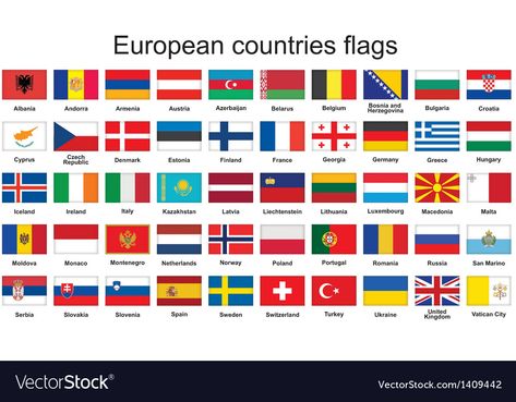 Europe Flags Country, European Countries Flags, Flags Of Europe, Country Flags Icons, Flags Of European Countries, Flag Of Europe, World Country Flags, Flags Europe, Regions Of The Philippines