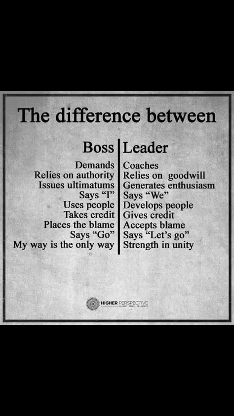 A lot of would be's if they could be's should take notice of TheDifference Between Leadership Quotes Work, Good Leadership Skills, Manager Quotes, Leadership Quotes Inspirational, Staff Motivation, Boss Quotes, Leadership Quotes, Work Quotes, Quotable Quotes