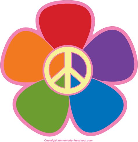 Peace sign rainbow flower clipart Hippie Images, Paz Hippie, Tumblr Flower, 60s Photos, Flower Power Hippie, 60s Art, Hippie Birthday, Power Wallpaper, Hippie Party