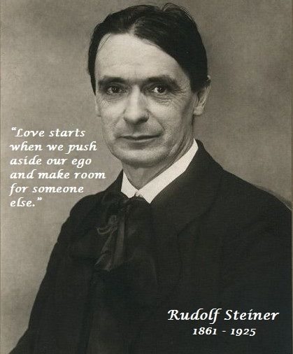 Love starts when we push aside our ego and make room for someone... | Rudolf Steiner Picture Quotes | Quoteswave Rudolph Steiner Quotes, Rudolf Steiner Quotes, Steiner Quotes, Rudolph Steiner, Heart Coherence, Steiner Waldorf Education, Waldorf Kindergarten, Steiner Waldorf, Philosophy Of Science