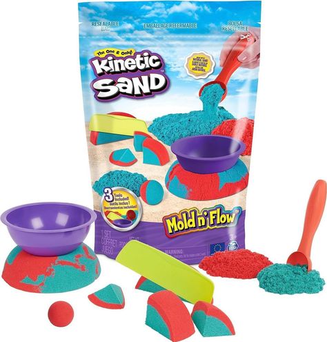 Kinetic Sand Set with Tools! Price drop - $7.99! 🏖️Paid Link in the Bio Play Sand, Magic Sand, Cool Toys For Girls, Kids Sand, Open Ended Play, Sand Toys, Kinetic Sand, Beach Toys, Water Toys