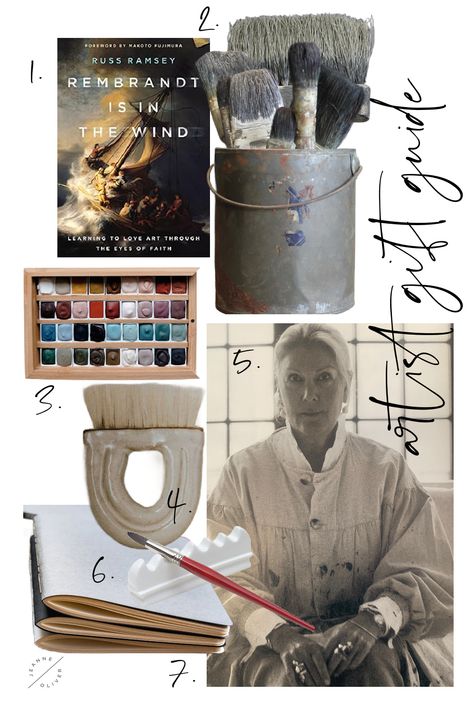 Artist Gift Guide | 2023 - Jeanne Oliver Jeanne Oliver, Ceramic Brush, History Major, Free Magazines, Artist Gifts, Perfect Stocking Stuffers, Watercolor Brushes, Gift Guides, Paint Brushes