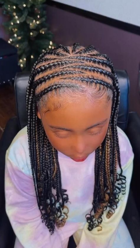 Hairstyles Braids Easy, Girls Braided Hairstyles Kids, Kid Braids, Toddler Braided Hairstyles, Braids Easy, Black Kids Braids Hairstyles, Lil Girl Hairstyles, Kid Braid Styles, Natural Hairstyles For Kids