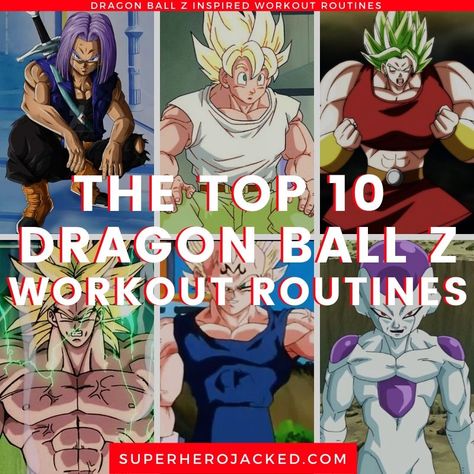 The Top Ten Dragon Ball Z Inspired Workout Routines Superhero List, Goku Workout, Goku Vegeta Broly, Squatted Trucks, Supergirl Characters, Most Popular Anime Characters, Goku Training, The Last Airbender Characters, Superhero Quotes