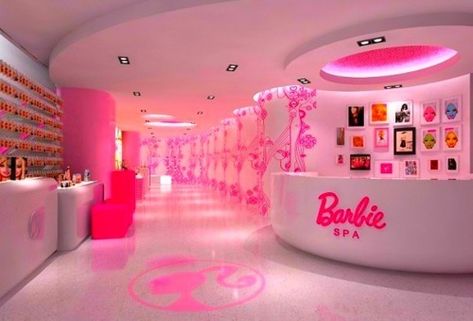 Me: "COME ON BARBIE, LET'S GO PARTY! DANG SONG IN MY HEAD , SINCE I SEEN THIS PIC, HAHA. ..... Source: PINK ADDICTION Resurrection Garden, Succulent Landscape, Kids Salon, Beauty Room Salon, Kids Spa, Spring Lookbook, Barbie Room, Beauty Room Decor, Notification Bell