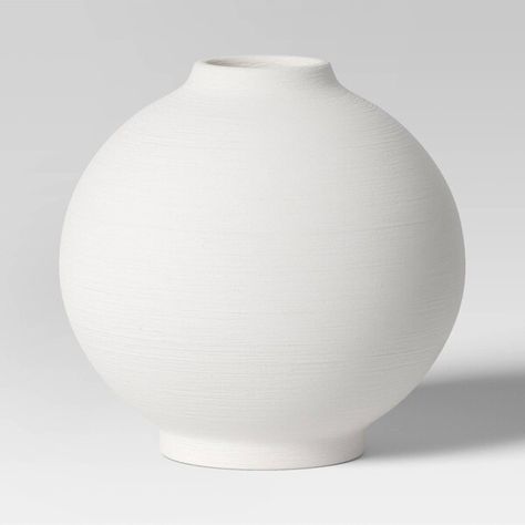 Ceramic Round Textured Vase White - Threshold™ Kent Homes, Textured Vase, Vase White, Spot Cleaner, Bud Vase, Bud Vases, Ceramic Vase, Diy Painting, Accent Pieces