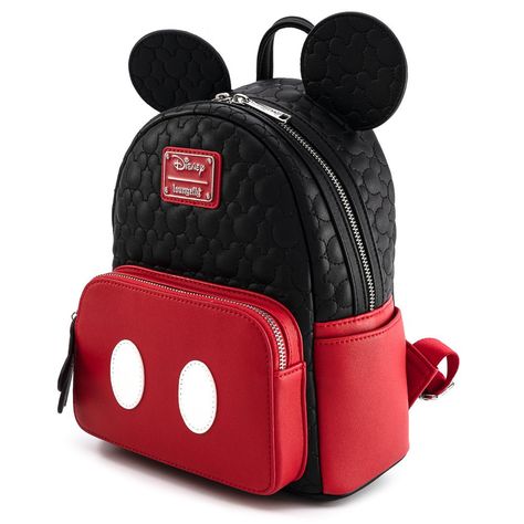 Disney Mickey Mouse Quilted Cosplay Mini Backpack – Loungefly.com Disney Mini Backpack, Mickey Mouse Quilt, Disney Tote Bags, Lounge Fly, Disney Tote, Mickey Mouse Backpack, Custom Adidas, New Mickey Mouse, Disney Loungefly