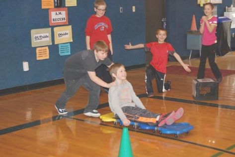 bobsled winter games PE Class Games Elementary, Gym Class Games, Winter Olympics Activities, Preschool Olympics, Olympic Games For Kids, Gym Games For Kids, Olympics Activities, Elementary Physical Education, Elementary Pe