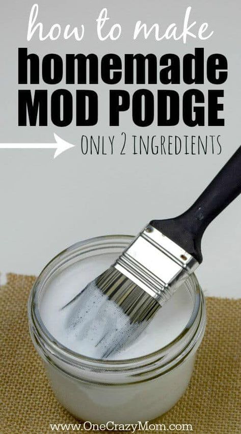 Mod Podge Recipe, Homemade Mod Podge Recipe, Homemade Mod Podge, Diy Chalk Paint Recipe, Mod Podge Projects, Diy Mod Podge, Chalk Paint Recipe, Homemade Chalk Paint, Homemade Chalk