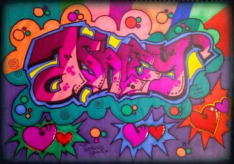 A piece for my niece, Ashley!!😉😀 Ash Art, Artful Ashes, Graffiti Words, My Niece, Street Art Graffiti, Street Art, Ash, Graffiti, Mario Characters