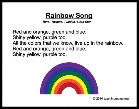 10 Preschool Songs About Colors Music Theme Preschool, Color Songs Preschool, Classroom Colors, Rainbow Song, Preschool Transitions, Color Song, Learning Songs, Rainbow Songs, Transition Songs