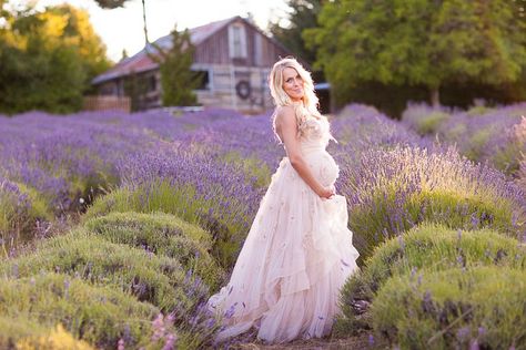 Leah Hope Photography | Portland Beaverton Oregon | Lavender Field Farm | Wedding Gown | Dreamy Sunlight Maternity Photos | What to Wear | Glam Maternity | Bump Pictures | Pregnancy Photos Bump Pictures, Outdoor Maternity Photos, Beaverton Oregon, Spring Maternity, Hope Photography, Farm Photography, Spring Baby Shower, Photography Journey, Lavender Field