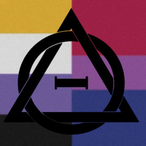 Therian Symbol Pfp, Therian Profile Picture, Therian Core, Therian Symbol, Therian Art, Wolf Therian, Therian Pfp, Non-binary Flag, Therian Stuff