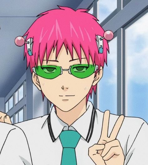 Saiki Pfp, Saki K, Kusuo Saiki, Psi Nan, Disastrous Life Of Saiki K, 8bit Art, Saiki Kusuo, Saiki K, Anime Wall Art