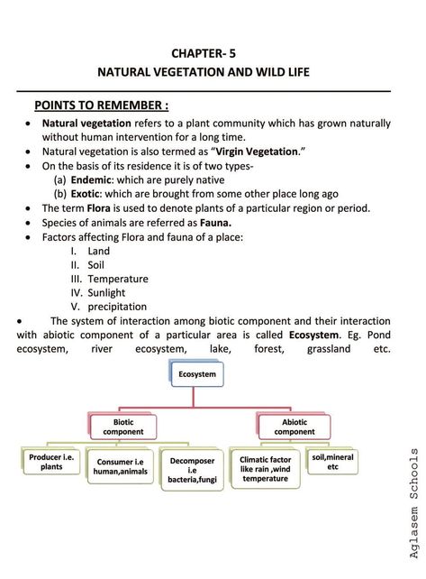 Class 9 Social Science (Geography) Natural Vegetation and Wildlife Notes, Important Questions & Practice Paper Natural Vegetation And Wildlife, Social Science Notes, Natural Vegetation, Notes Life, Civil Service Exam, Class 9, Science Notes, Study Ideas, Sample Paper