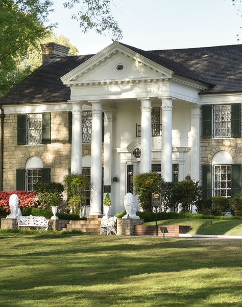 Graceland in Memphis, TN Graceland Aesthetic, Graceland Tennessee, Jug Of Water, Graceland Mansion, Elvis And Me, Graceland Memphis, Graceland Elvis, 60s Girl, Elvis Sings