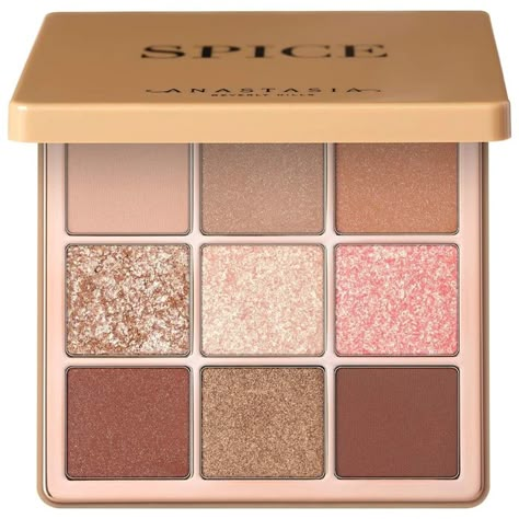 Mini Spice Eye Palette - Anastasia Beverly Hills | Sephora Makeup Aesthetic Wallpaper, Makeup Aesthetic Natural, Makeup Looks Aesthetic, Aesthetic Natural Makeup, Anastasia Beverly Hills Norvina, Makeup Products Aesthetic, Natural Makeup Products, Wallpaper Makeup, Maybelline Eyeshadow