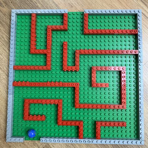 Lego Maze, Lego Puzzle, Lego Challenge, Lego Club, Lego Diy, Lego Activities, Lego Birthday Party, Lego Craft, Lego Creative