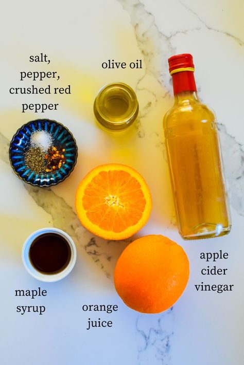 Orange Vinegarette Dressing Recipe, Vinegarette Dressing Recipe, Orange Juice Dressing, Vinegrette Dressing, Orange Vinaigrette Dressing, Orange Dressing, Orange Vinaigrette, How To Make Orange, Citrus Vinaigrette