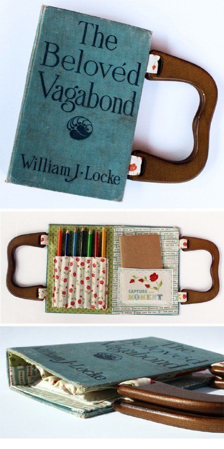 Recycler Diy, Book Purse, Recycled Books, Recycled Book, Upcycle Books, Do It Yourself Crafts, Diy Activities, Diy Recycle, Cool Ideas