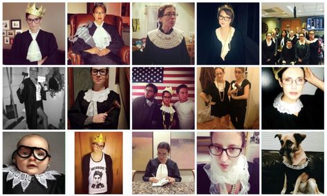 Happy (almost) Halloween from Notorious RBG!This year, we are holding a Halloween contest! Send us your RBG halloween costume (or tag @notoriousrbg on instagram or twitter) and we’ll be choosing our favorites to win a signed Notorious RBG [paper] crown, a Notorious RBG t-shirt, or a Notorious RBG temp tat! Almost Halloween, Paper Crown, Notorious Rbg, Paper Crowns, Costume Diy, Halloween Contest, Diy Costumes, Kids Costumes, Halloween Costume