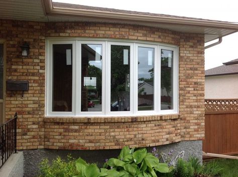 Bow Window Replacement Ideas, Bow Window Ideas, Bay Window Replacement, Bow Windows, Remodel Basement, Wake Ideas, Bow Window, Mountain Laurel, Bay Windows