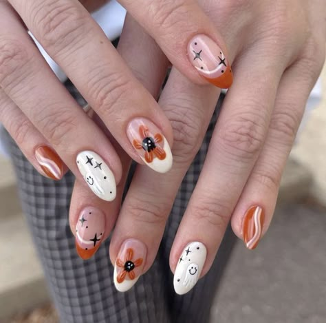 Dot Nail Art Designs, Nagel Tips, Dots Nails, Cute Gel Nails, Halloween Nail Designs, Minimalist Nails, Manicure Y Pedicure, Dream Nails, Fire Nails