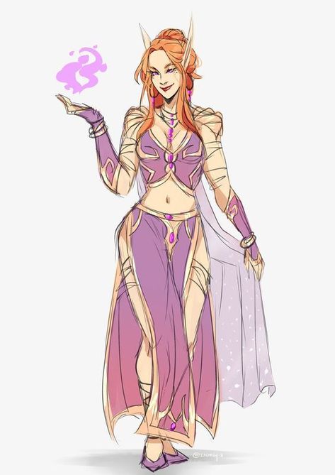 Elf Sorcerer, Arcane Mage, Draw Photo, Female Elf, Warcraft Art, High Elf, My Character, Dungeons And Dragons Characters, Witch Art