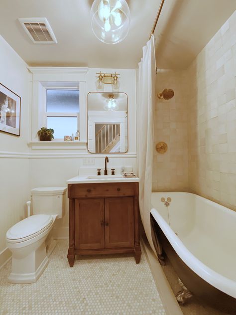 Tiny powder room