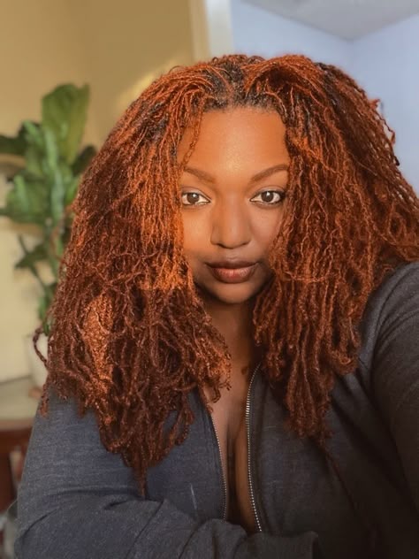 #microlocs #locs #locstyles #naturalhair Ginger Locs, Locs Journey, Hairstyle Long, Micro Locs, Beautiful Black Hair, Short Locs Hairstyles, Faux Locs Hairstyles, Long Hairstyle, Pretty Braided Hairstyles