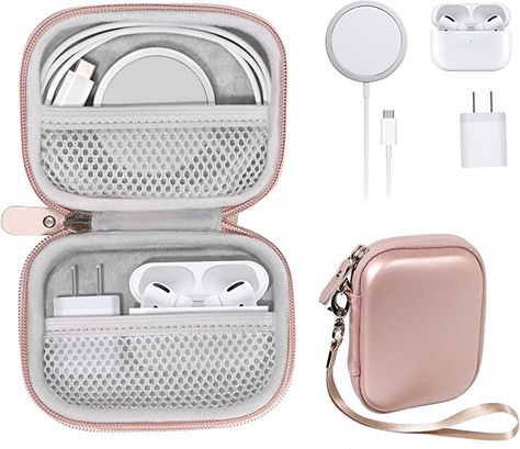 Earphone Organizer, Cute Airpods, Cute Suitcases, Iphone Magsafe, Apple Charger, Earbuds Case, Airpods Cases, School Accessories, Iphone Charger