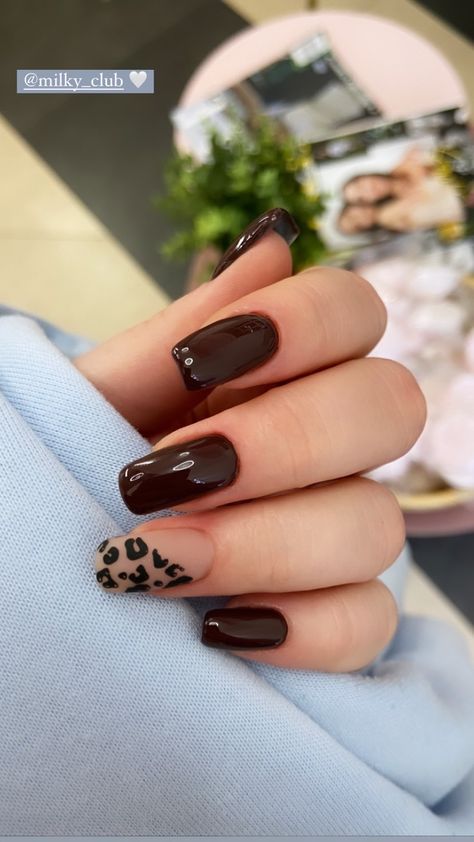 Brown Animal Print Nails, Brown Cheetah Nails, Cheetah Nail Art, Safari Nails, Baking Logo Design, Animal Print Nails Art, Baking Logo, Cheetah Nails, Leopard Print Nails