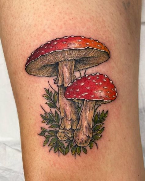 Acorn Tattoo, Tato Tradisional, Mushroom Tattoo, Pumpkin Tattoo, Autumn Tattoo, Tattoo Filler, Mushroom Tattoos, Summer Tattoo, Healing Tattoo