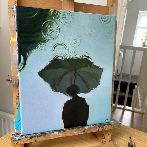 Riona Buthello, Canvas For Beginners, Simple Painting, Arte Van Gogh, Canvas Painting Ideas, Instagram Prints, Simple Acrylic Paintings, Urban Sketchers, Arte Inspo