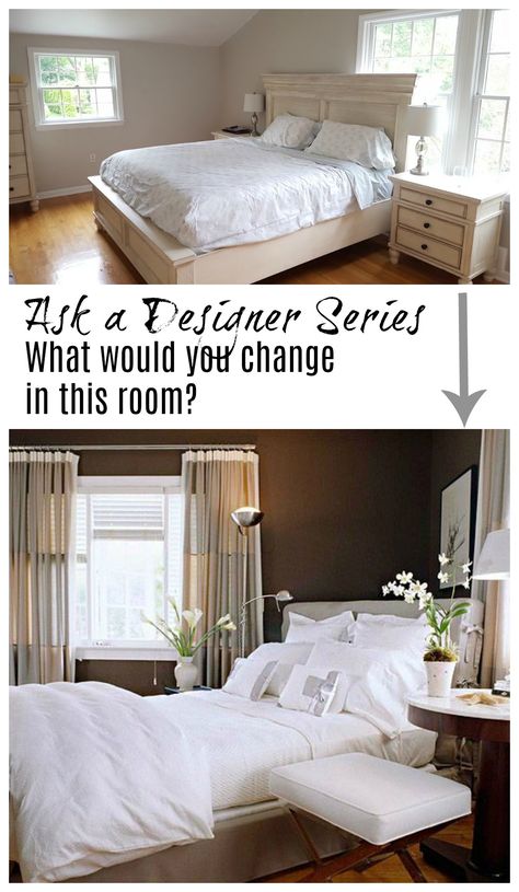 Bed Placement Small Room, Bed Placement Ideas, Small Bedroom Arrangement, Bedroom Furniture Placement, Small Bedroom Bed, Bed Placement, Nesting With Grace, Bedroom Arrangement, Narrow Rooms