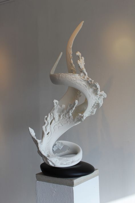 "Vita Spiritus" The Dance of Fire/Water Water Splash Sculpture, Flowy Art, Fire Sculpture, Sculpture Water, Water Sculpture, Fire Water, Installation Design, Ceramics Projects, Clay Figures