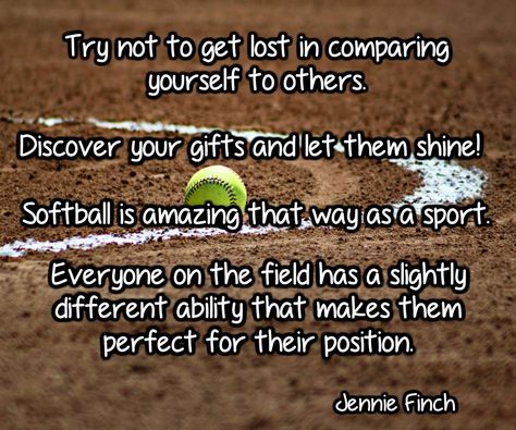 Softball Affirmations, Jennie Finch, Softball Ideas, Madison Grace, Softball Stuff, Softball Quotes, Fastpitch Softball, Softball Players, Sports Quotes