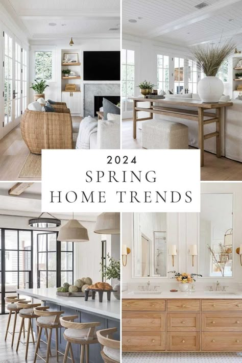 Spring 2024 Home Decor Trends and Design Ideas – jane at home Family Friendly Living Room, Diy Copper, Spring Decorating, Coastal Living Rooms, Living Room Trends, Inspire Me Home Decor, Copper Accents, Neutral Living Room, Style Deco