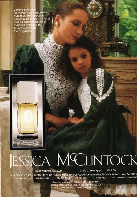 Jessica McClintock ad Victoria sept 1990_0011 Retail Advertising, Victoria Magazine, Perfume Ads, Reality Bites, Perfume Ad, Celebrity Perfume, Valley Girls, Rollerball Perfume, Jessica Mcclintock