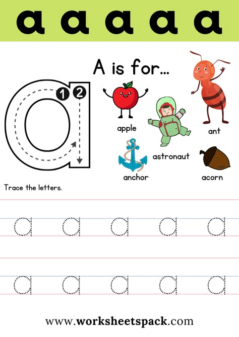 Letterland Worksheets Free Printable, Oxford Phonics World 1 Worksheet, Letter A Phonics Worksheet, Grade R Worksheets Free Printable, Phonics Letter A, Small Letters Worksheets, Small Letter A, Letter A Printable, Grade R Worksheets